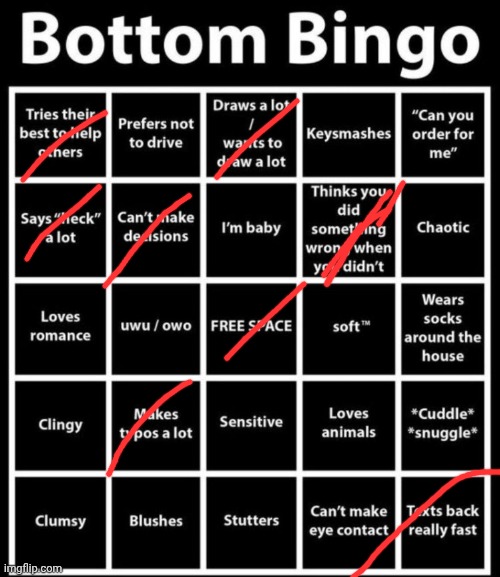 So uhh... | image tagged in bottom bingo | made w/ Imgflip meme maker