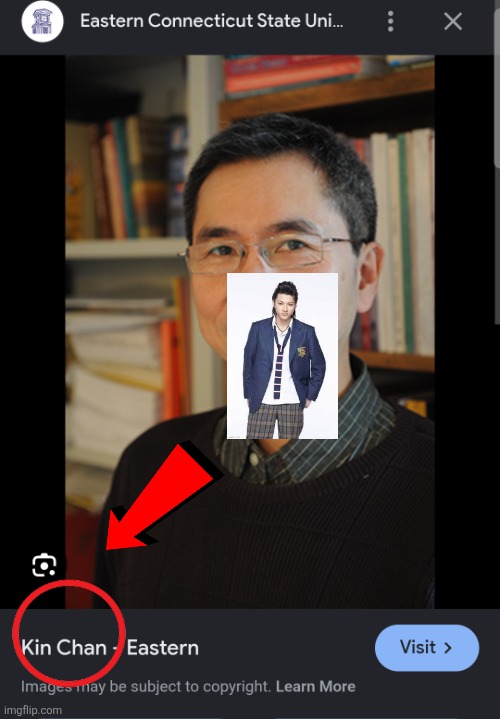 Made this name soundalike because Calcium asked who Kin-chan was | image tagged in itazura na kiss,name soundalikes | made w/ Imgflip meme maker