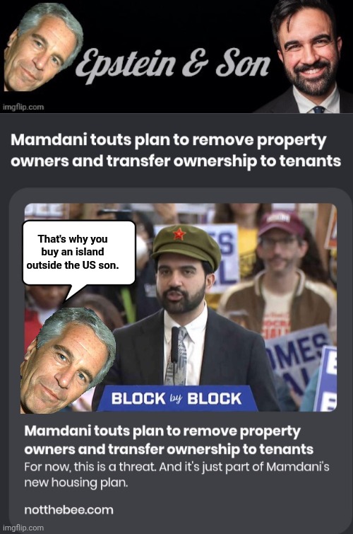 That's why you buy an island | That's why you buy an island outside the US son. | image tagged in epstein and son header,screenshot_20260527_012223_chrome jpg,island | made w/ Imgflip meme maker