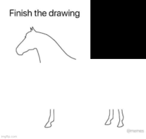 Leak | image tagged in finish the drawing,remix | made w/ Imgflip meme maker