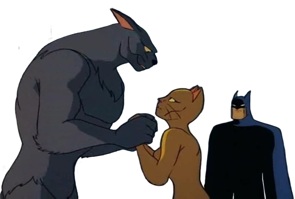 Tygrus, Selina Kyle and Bruce Wayne Blank Meme Template