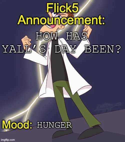 I got the new icon lets GOOOOOOOOO!!!!!!! | How has yall’s day been? hunger | image tagged in img_4799 jpeg | made w/ Imgflip meme maker