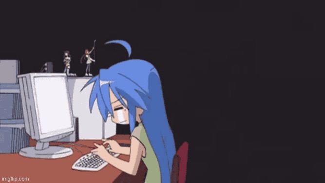 Konata | image tagged in konata | made w/ Imgflip meme maker