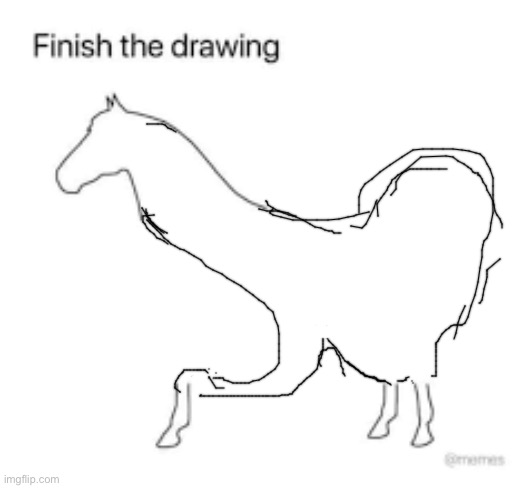 Finish the drawing | image tagged in finish the drawing | made w/ Imgflip meme maker