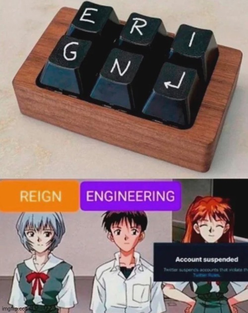 image tagged in evangelion,shinji,rei,asuka | made w/ Imgflip meme maker