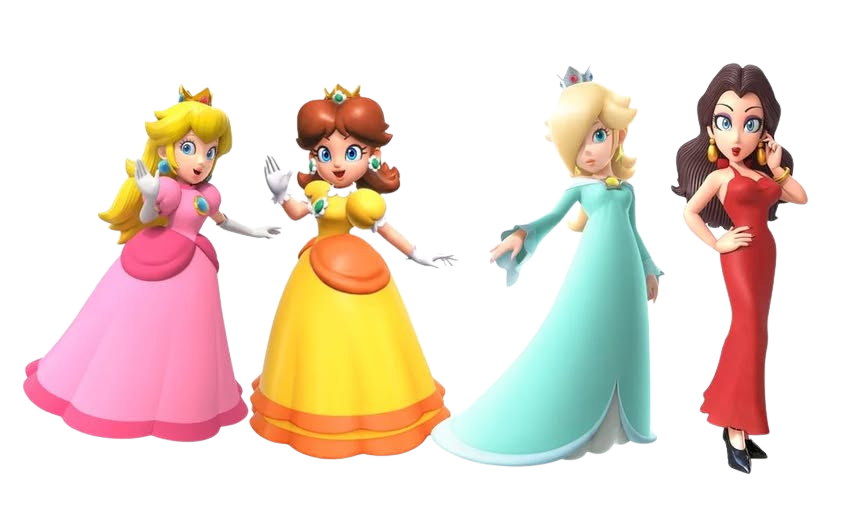 Mario girls Blank Meme Template