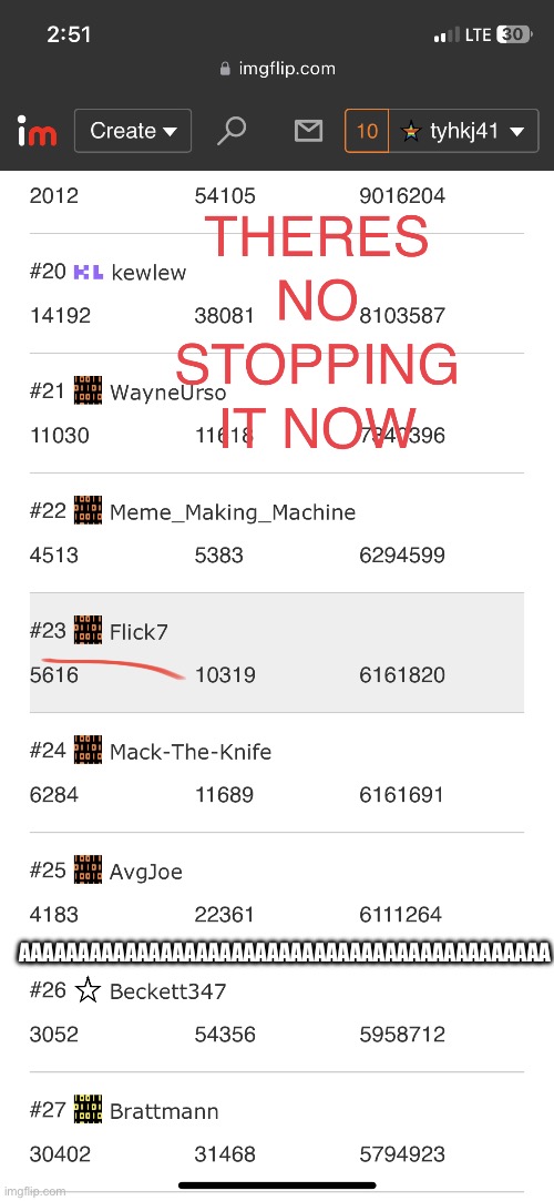 eltiT egamI | AAAAAAAAAAAAAAAAAAAAAAAAAAAAAAAAAAAAAAAAAAAAA | image tagged in img_1473 jpeg,flick7,leaderboard | made w/ Imgflip meme maker