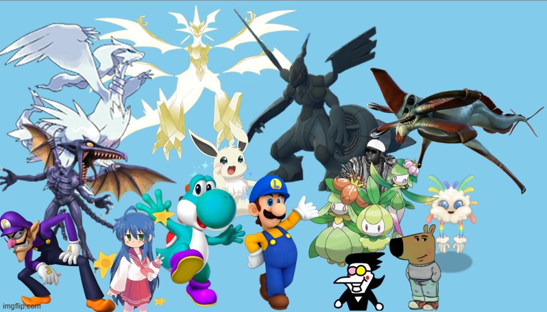 I redid the Stream Poster, and fixed the Reshiram colors! | made w/ Imgflip meme maker
