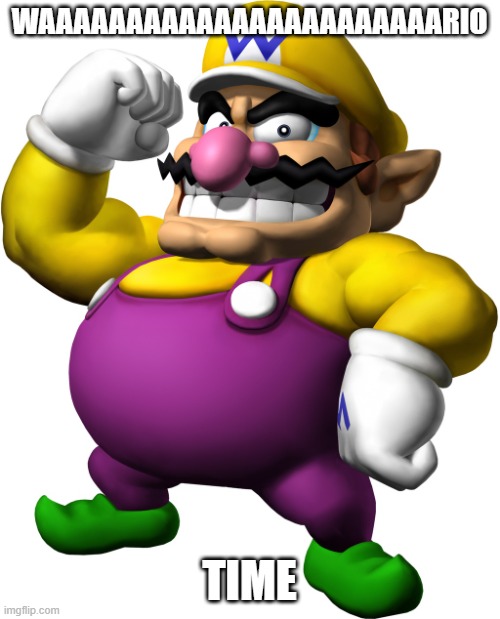 Wario | waaaaaaaaaaaaaaaaaaaaaaario time | image tagged in wario | made w/ Imgflip meme maker