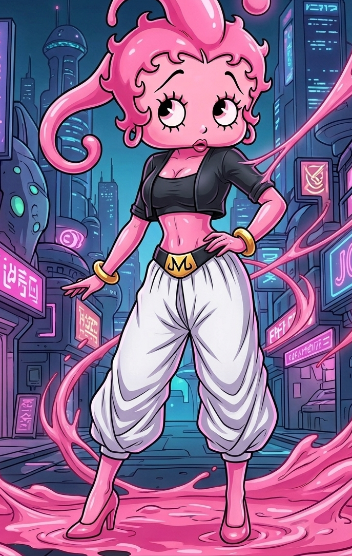 Majin betty Blank Meme Template