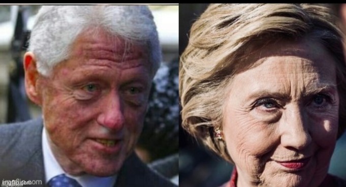 Clintons grew old | image tagged in clintons grew old | made w/ Imgflip meme maker