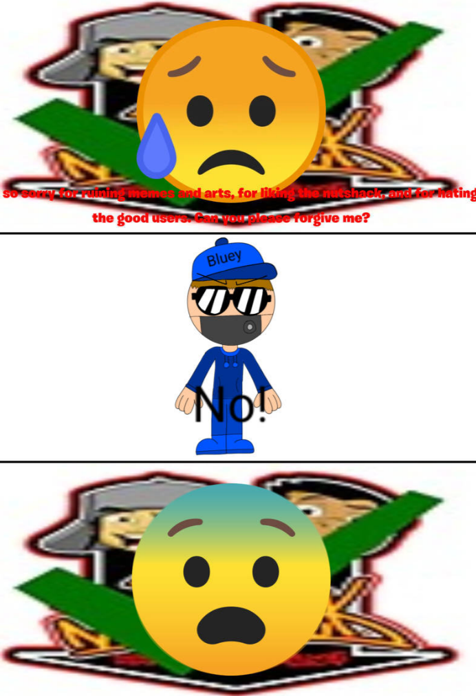OH NO CRINGE Blank Meme Template