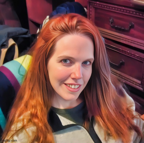 Pretty Redhead | image tagged in milf,wife,pretty,cute,hot,sexy | made w/ Imgflip meme maker