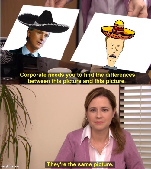 Greasy Gavin Newsom is Butthead | image tagged in aswi21 jpg,gavin,butthead | made w/ Imgflip meme maker