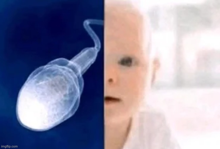 Sperm baby | image tagged in sperm baby | made w/ Imgflip meme maker