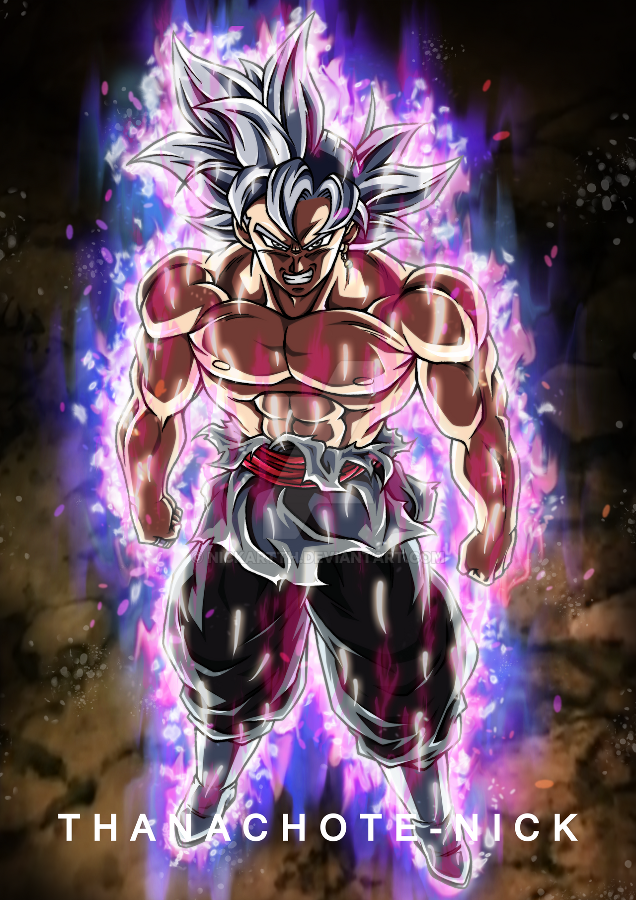 aura Goku 5 Blank Meme Template