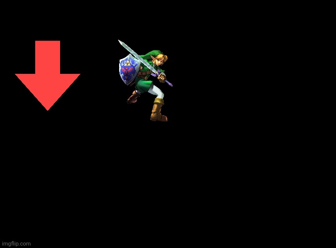 Here before Link | image tagged in blank black | made w/ Imgflip meme maker