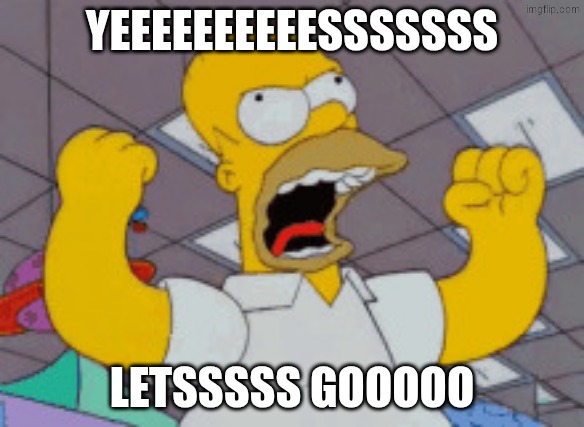 raaaaa | YEEEEEEEEEESSSSSSS; letsssss gooooo | image tagged in raaaaa | made w/ Imgflip meme maker