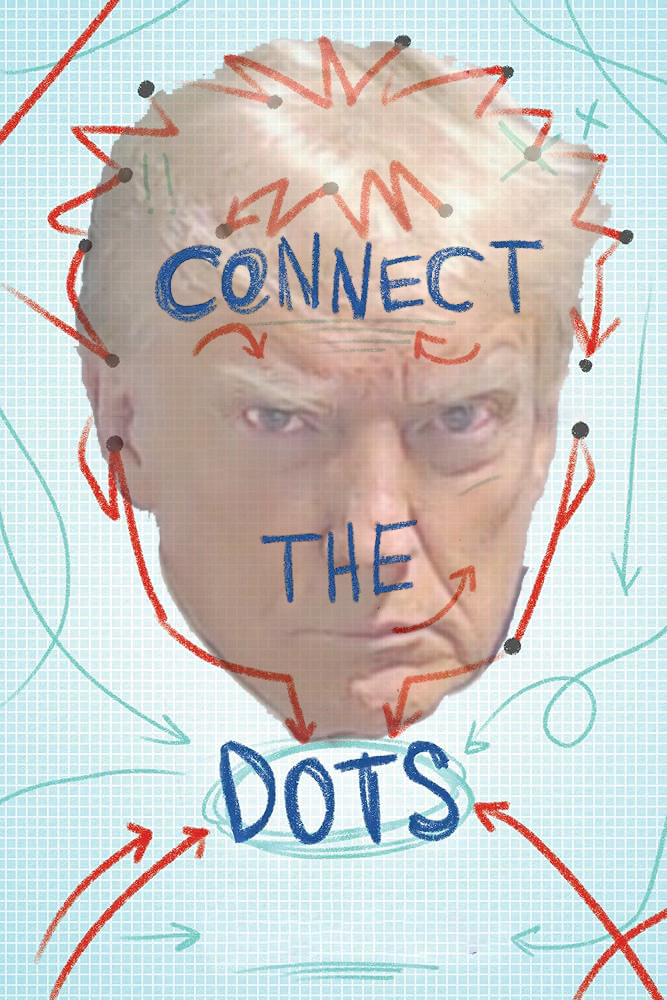 High Quality Trump connect the dots Blank Meme Template