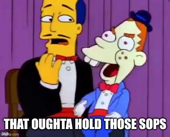 Gabo hates SOPs | That oughta hold those SOPs | image tagged in gabbo | made w/ Imgflip meme maker