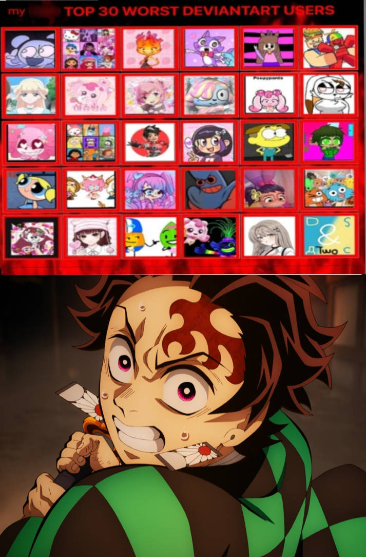 Tanjiro hates who ? Blank Meme Template
