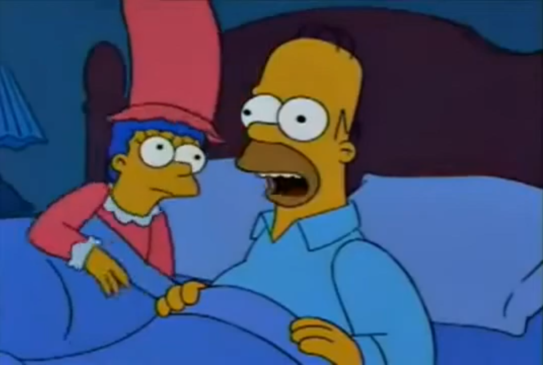 Waking Homer Blank Meme Template