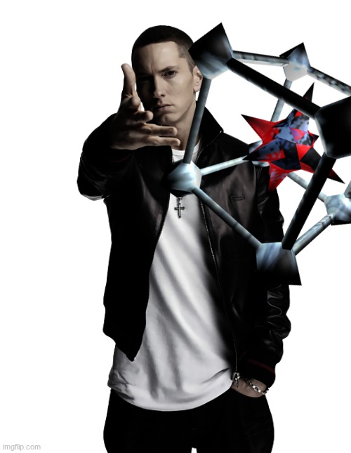 Subspace Tripmine Jumpscare | image tagged in eminem throw | made w/ Imgflip meme maker