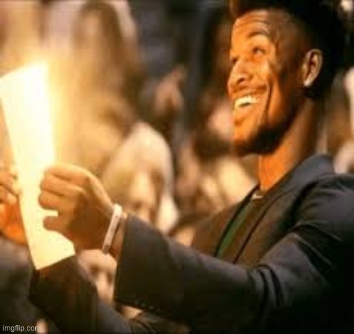 image tagged in jimmy butler happy | made w/ Imgflip meme maker