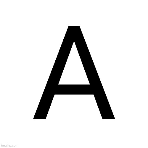 Transparent Letter Square [Fix] | A | image tagged in transparent letter square fix | made w/ Imgflip meme maker