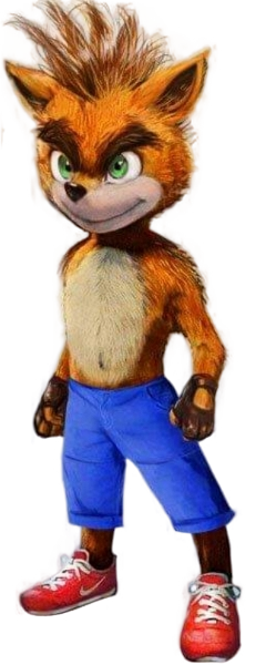 Realistic Crash Bandicoot Blank Meme Template