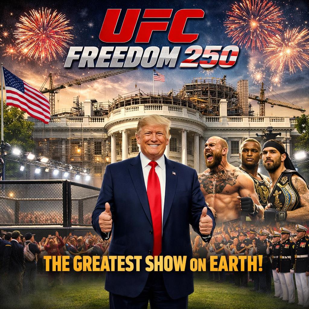 UFC Freedom 250 Blank Meme Template