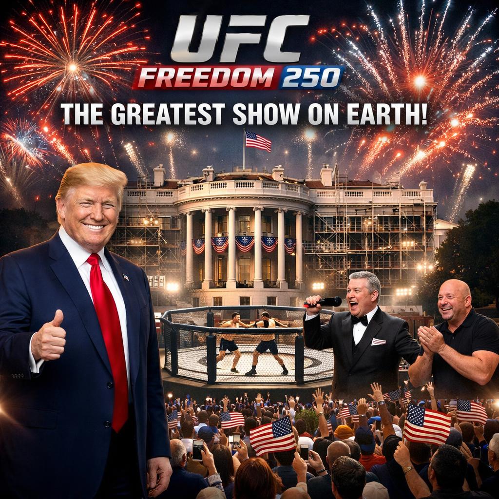 UFC Freedom 250 Blank Meme Template