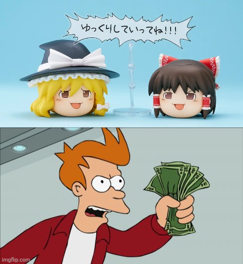 image tagged in memes,touhou,products | made w/ Imgflip meme maker