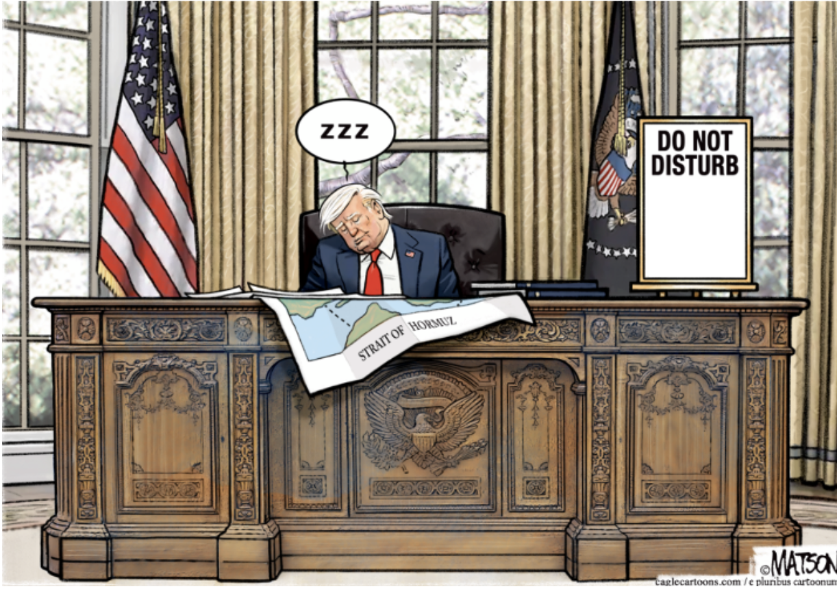 Dozy Don cartoon Blank Meme Template
