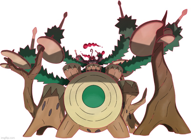 mfs be saying they don't like pokemon but see this and go hell yeah | image tagged in gigantamax rillaboom | made w/ Imgflip meme maker