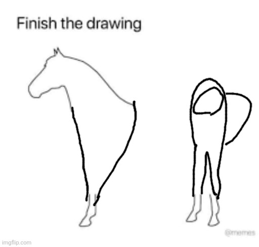 Finish the drawing | image tagged in finish the drawing | made w/ Imgflip meme maker