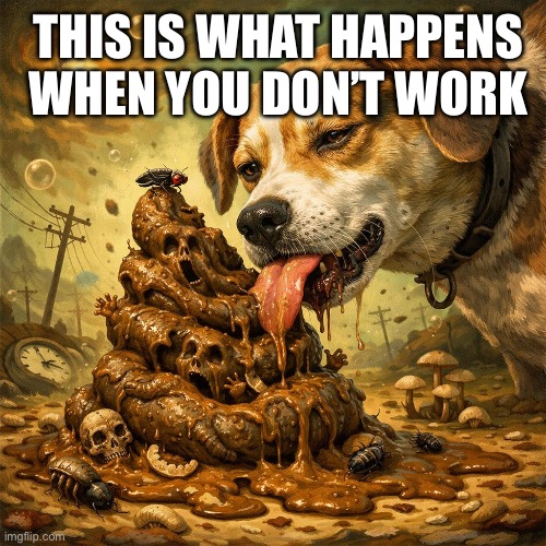 This what I’m doing for work | This is what happens when you don’t work | made w/ Imgflip meme maker
