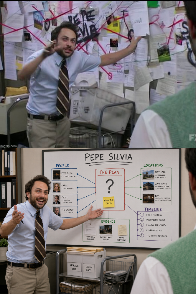 Pepe silvia always sunny Blank Meme Template