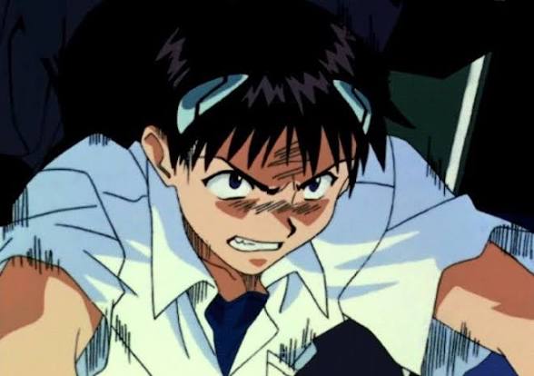 High Quality Angry Shinji Blank Meme Template