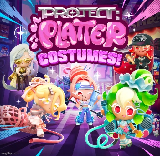 Oh cool, new costumes | image tagged in cookie run ovensmash | made w/ Imgflip meme maker