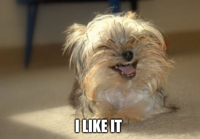 I like it | made w/ Imgflip meme maker