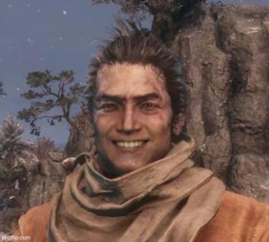 Smiling Sekrio | image tagged in smiling sekrio | made w/ Imgflip meme maker