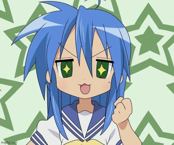 Konata | image tagged in konata | made w/ Imgflip meme maker