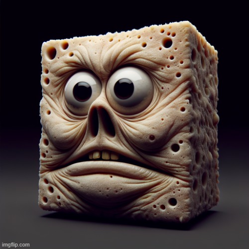 UNCANNY SPONGEBOB | image tagged in uncanny spongebob | made w/ Imgflip meme maker