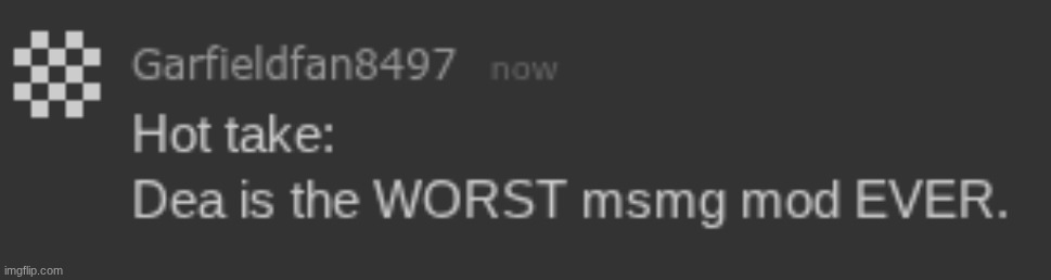 she barely even does anything as a mod what | made w/ Imgflip meme maker