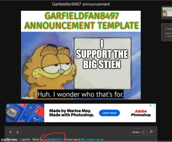 proof is bad garfieldfan | image tagged in proof is bad garfieldfan | made w/ Imgflip meme maker