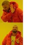 Drake hotline bling Blank Meme Template