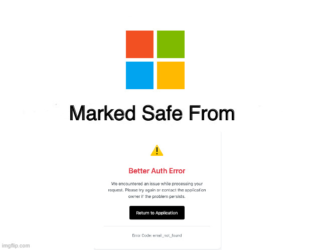 Marked Safe From Microslop SlopAuth | image tagged in memes,marked safe from,microslop,microsoft,oauth | made w/ Imgflip meme maker