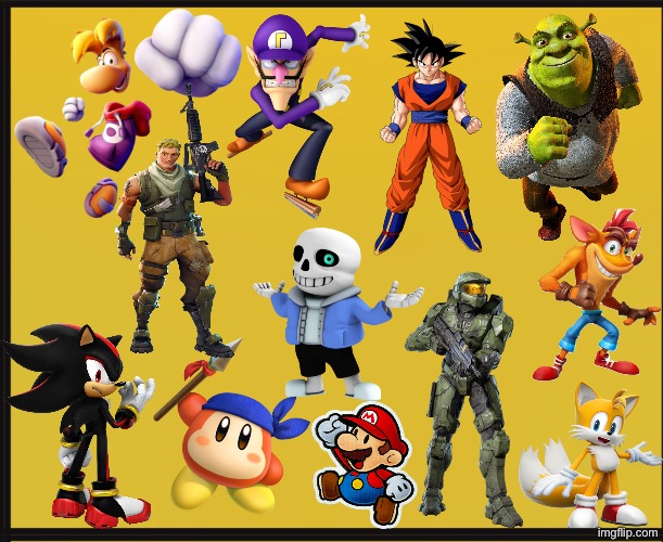 What character do you want most in Smash Bros? | image tagged in super smash bros,smash bros,characters,waluigi | made w/ Imgflip meme maker