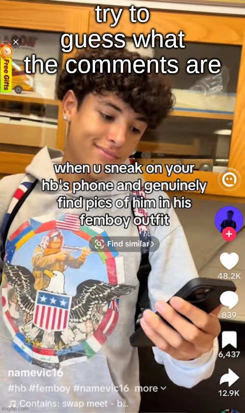 try to guess what the comments are | made w/ Imgflip meme maker